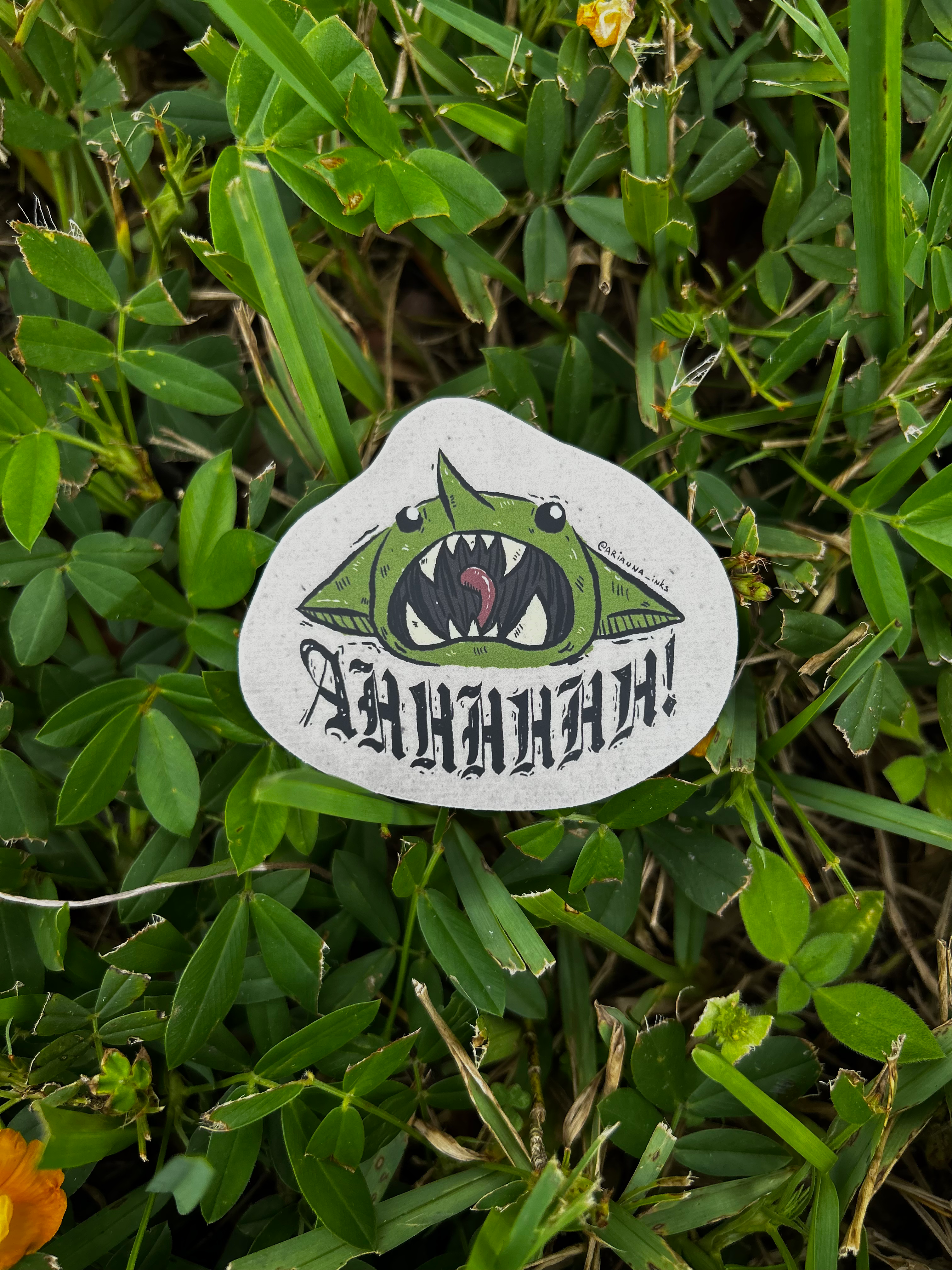 Screaming Into The Void Sticker