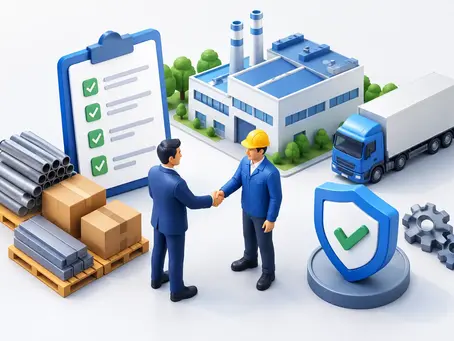 Requisitos para afianzar proveedores industriales