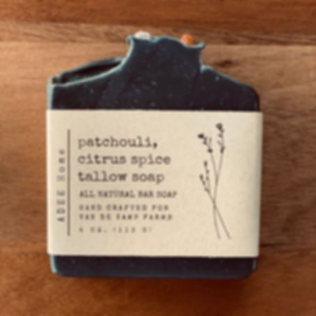 Patchouli Citrus Spice Tallow Soap