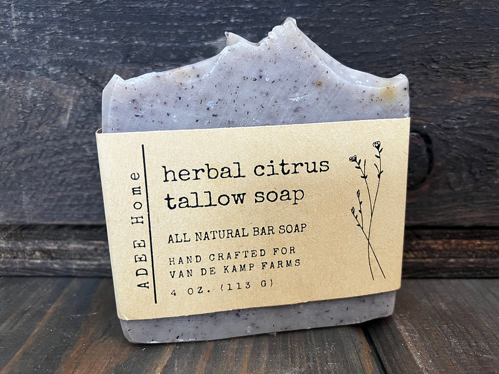 Herbal Citrus Tallow Soap