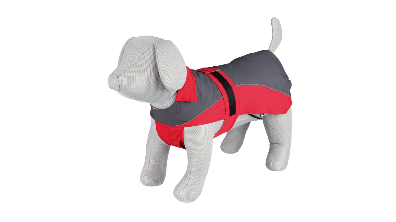 Lorient Raincoat M 45cm Red/Grey