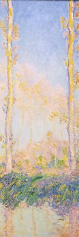 Monet 1891 Poplars, Three Trees in Autumn