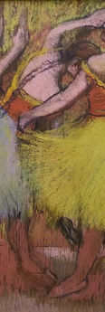 Degas ca 1900 Three Dancers with Hair in Braids