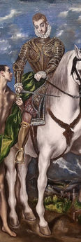 El Greco ca 1597-1600 St. Martin and the Begger