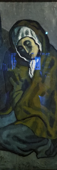 Picasso 1902 La Miséreuse accroupie (Crouching beggarwoman)