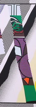 Lichtenstein 1990 Reflections on Interior with Girl Drawing