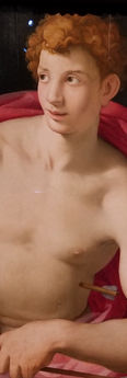 Portrait of a Young Man as Saint Sebastian Bronzino ca. 1533