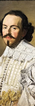 Hals ca 1637 Portrait of a Gentleman in White