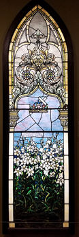 Tiffany Glass and Decoration Company 1892-95 Lillies (Corey Memorial Window)