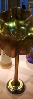 Tiffany Studios ca 1900-12 Jack-in-th-Pulpit Vase