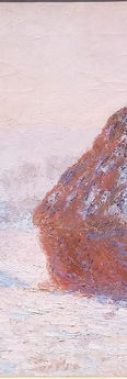 Monet 1891 Wheatstacks, Snow Effect, Morning (Meules, Effet de Neige, Le Matin)