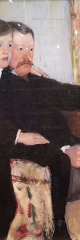 Cassatt 1884 Alexander J. Cassatt and His Son, Robert Kelso Cassatt
