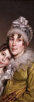 Peale 1817-18 Mother Caressing Her Convalescent Child (Angelica Peale Robinson and Her Dau