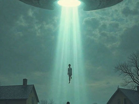Image of flying saucer or UFO