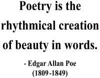 quote by Edgar Allan Poe on Poetry