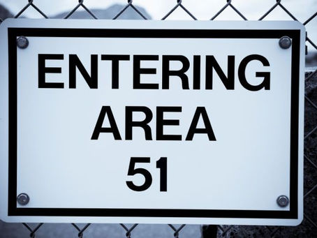 Sign for Area 51