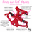 Thumbnail: ‘Roses are Red’ Luxury Corduroy Harness