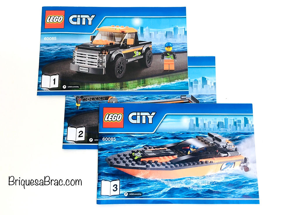 Thumbnail: LEGO ® CITY 60085 Le 4x4 et son hors-bord (Occasion)