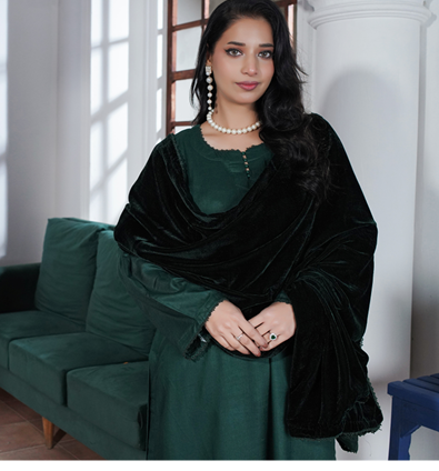 Thumbnail: Meera's velvet shawl collection 