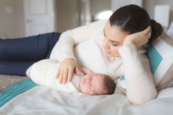 Northville Michigan Lifestyle Newborn Photography--5