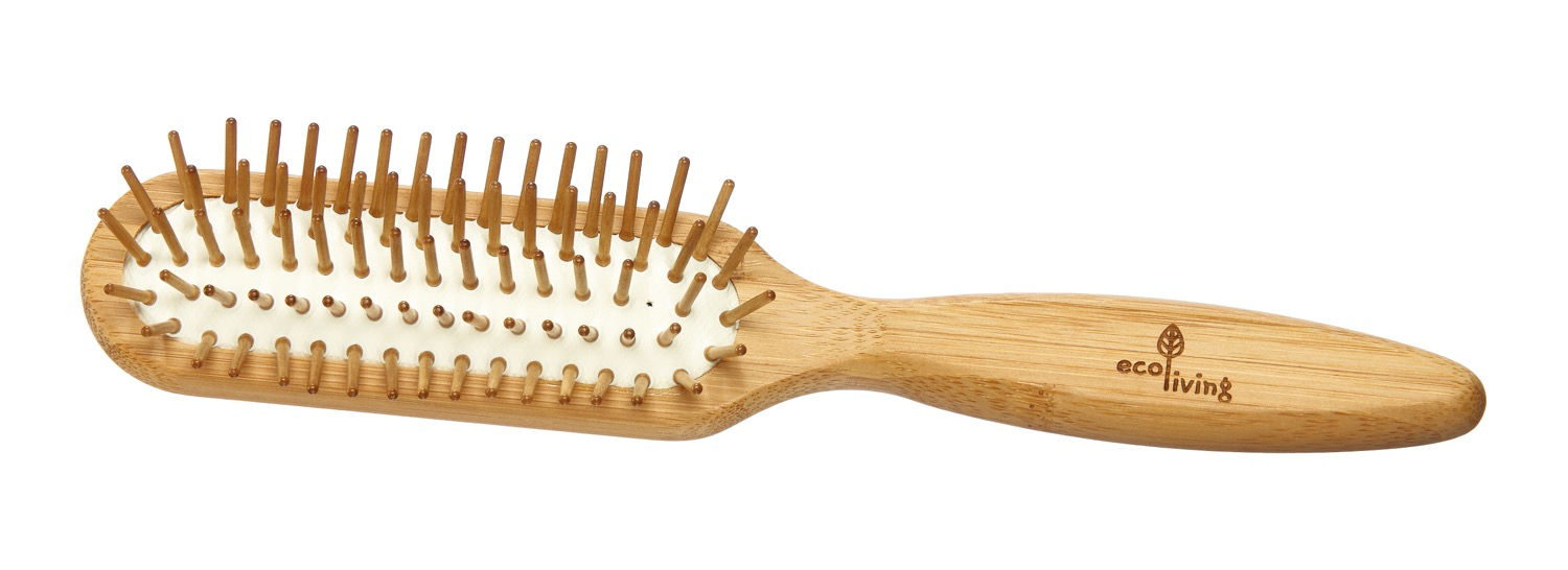 Bamboo Hairbrush - with Wooden Pins (100% FSC)