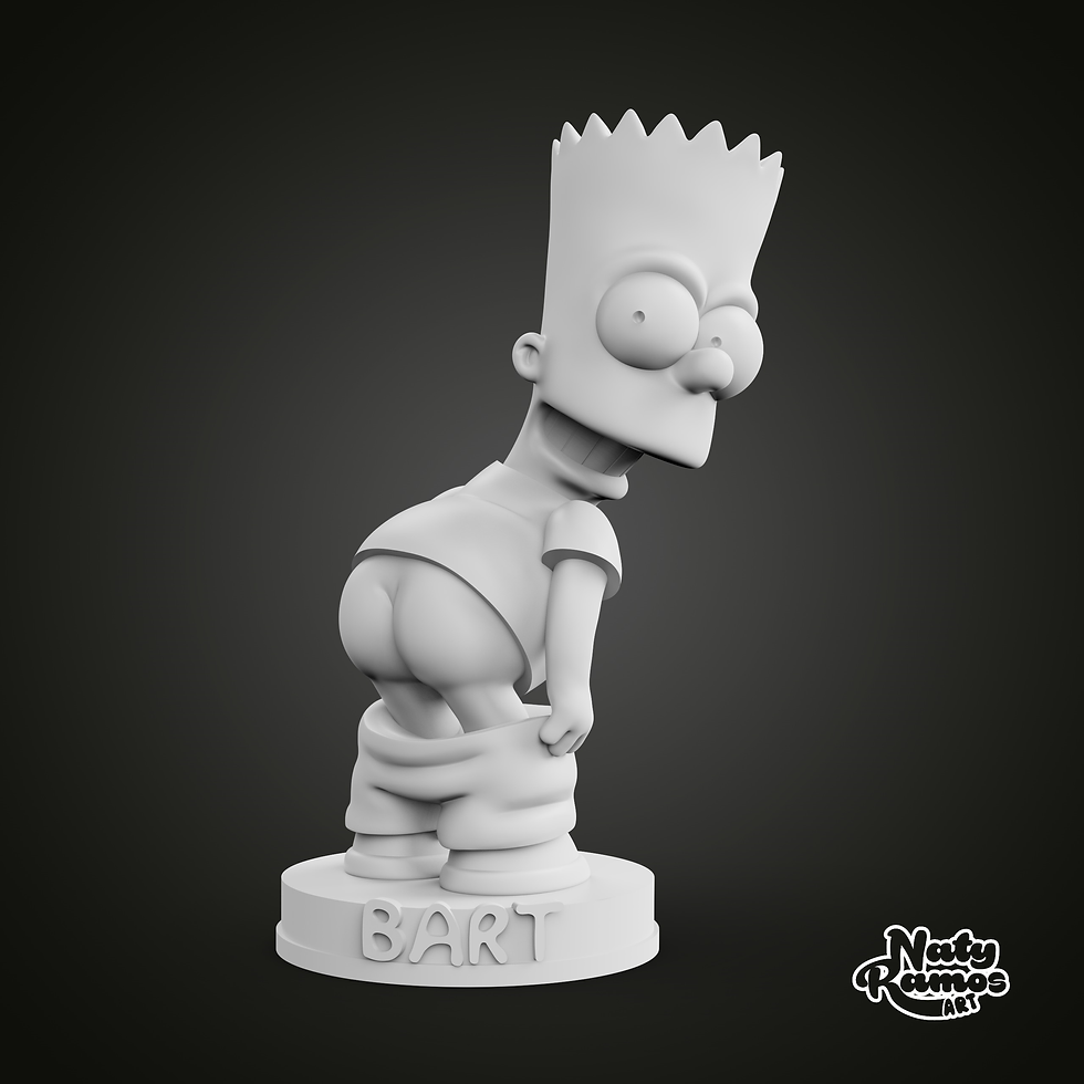 Miniatura: BART SIMPSON, MOSTRANDO SUAS PEQUENAS PEÇAS