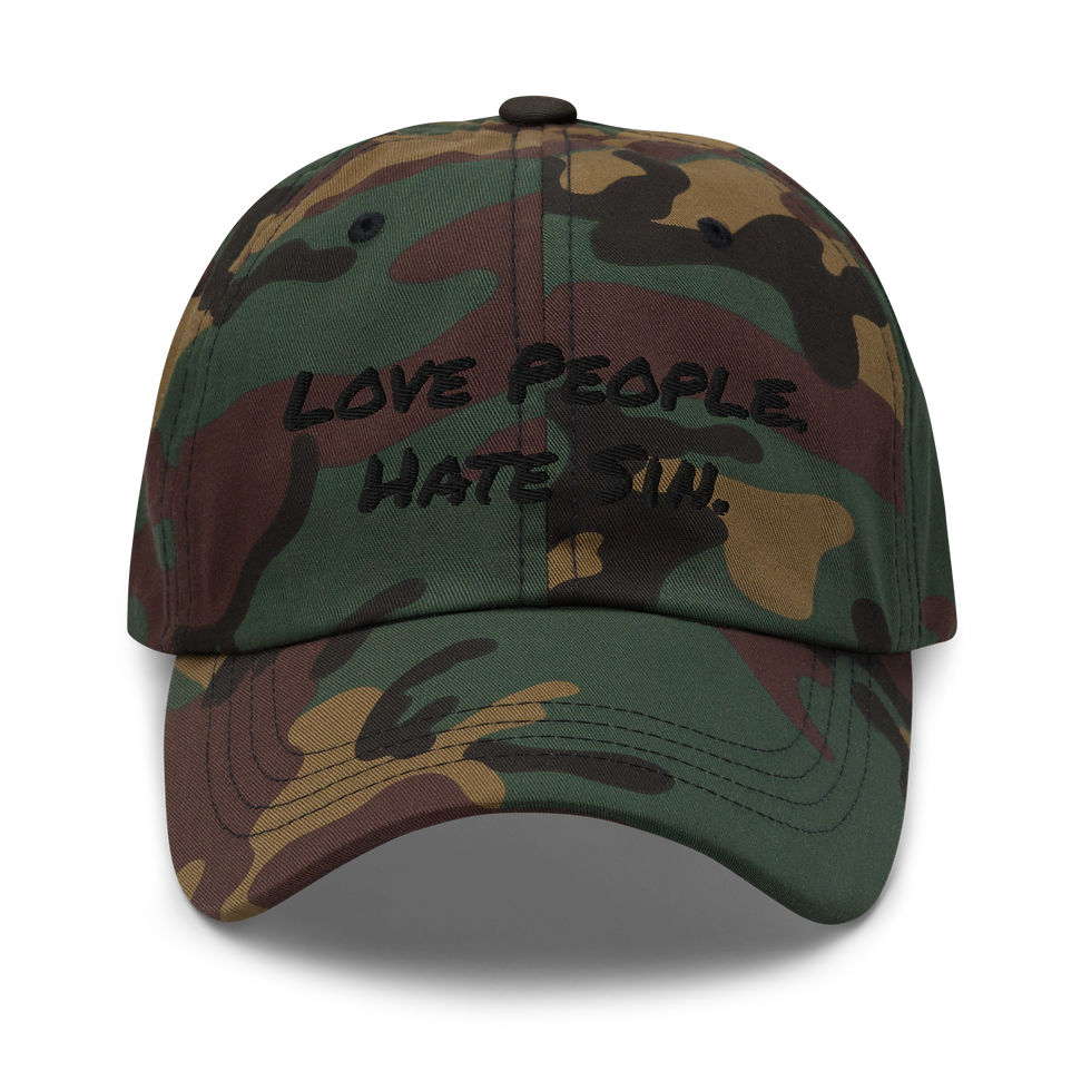 Thumbnail: Love People. Hate Sin. Baseball Cap