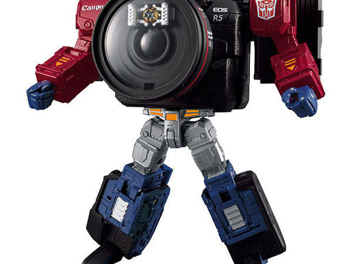 「Canon/TRANSFORMERS 柯博文 / 反射器 R5」預計2023年2月問世
