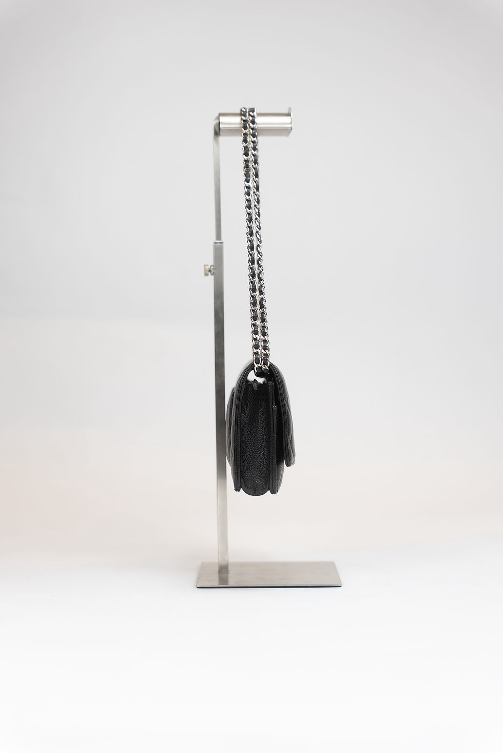 Miniaturbild: Wallet on Chain Caviar-Leder Schwarz