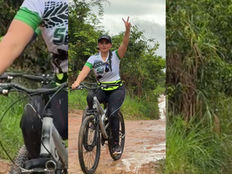 Ciclistas visitam Caverna da Dorinha, durante 5º Ecobike de Rurópolis