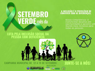 Rurópolis realiza programação alusiva à Campanha de inclusão da Pessoa com Deficiência