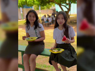 Merenda escolar é acompanhada por uma nutricionista