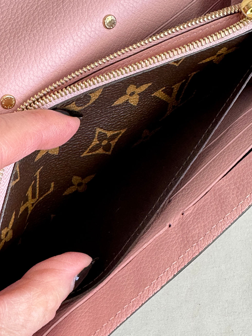 Thumbnail: Pallas Wallet Monogram Rose Ballerine