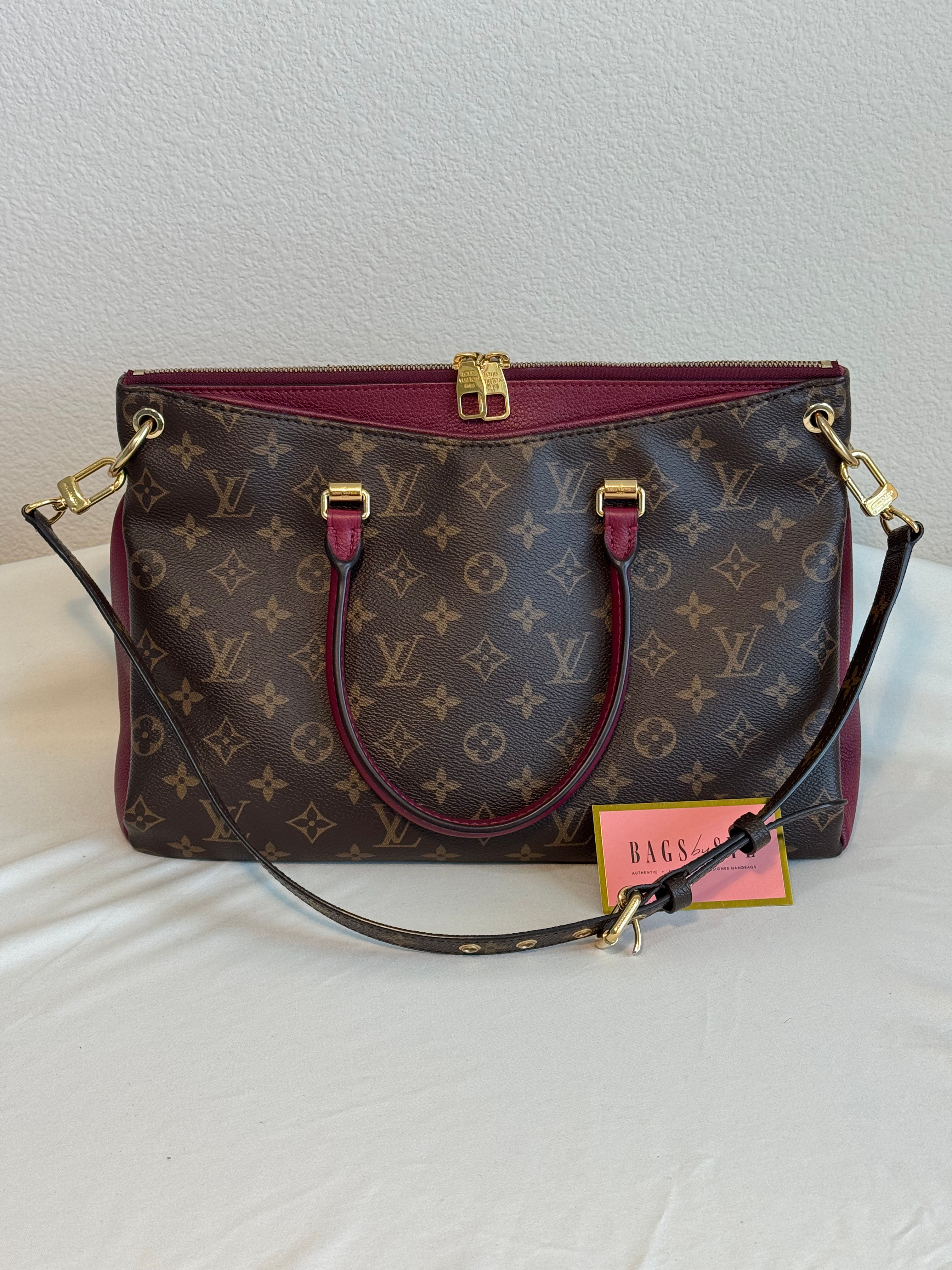 Pallas MM Monogram Bordeaux 