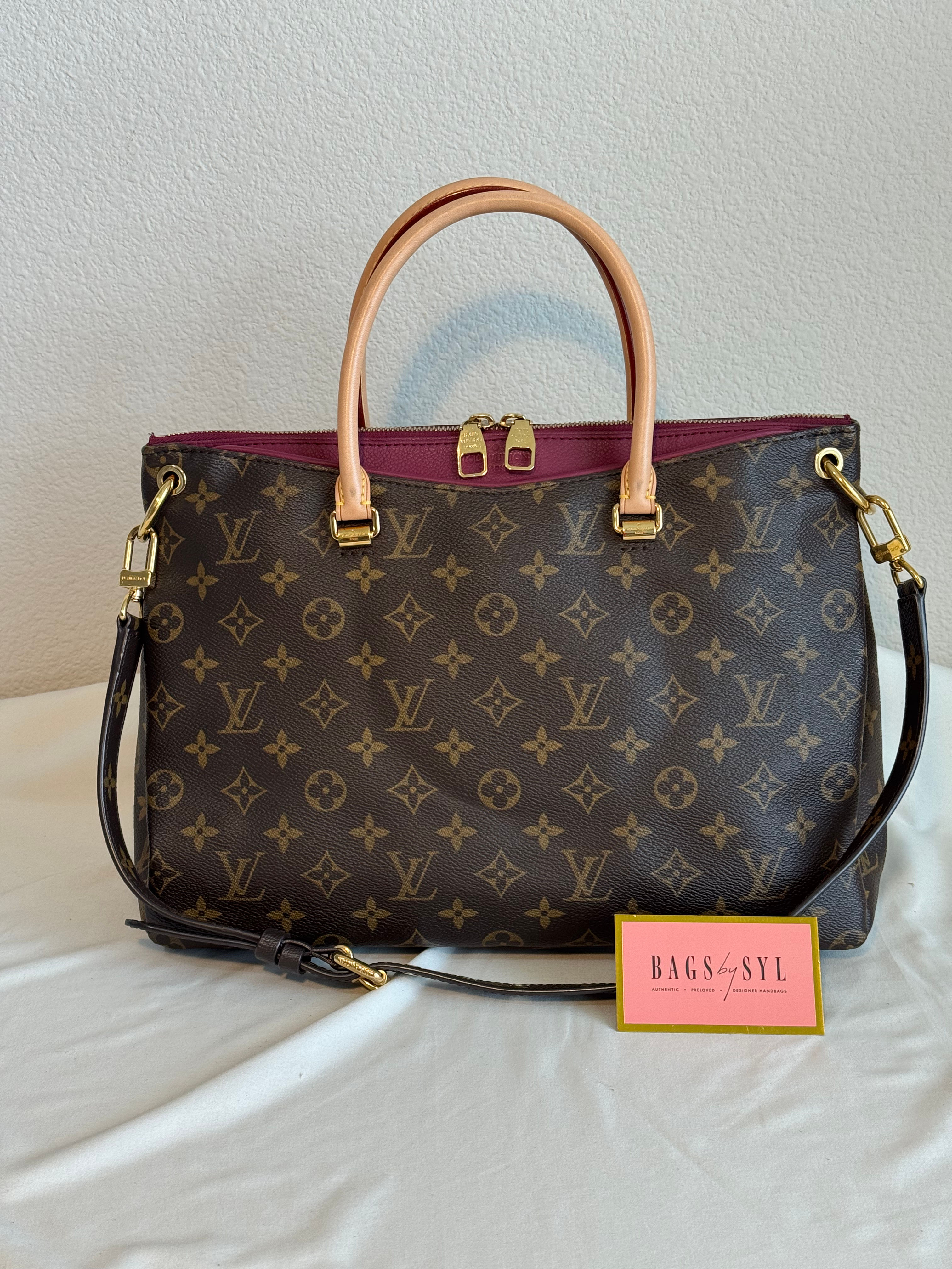 Pallas MM Monogram Raisin