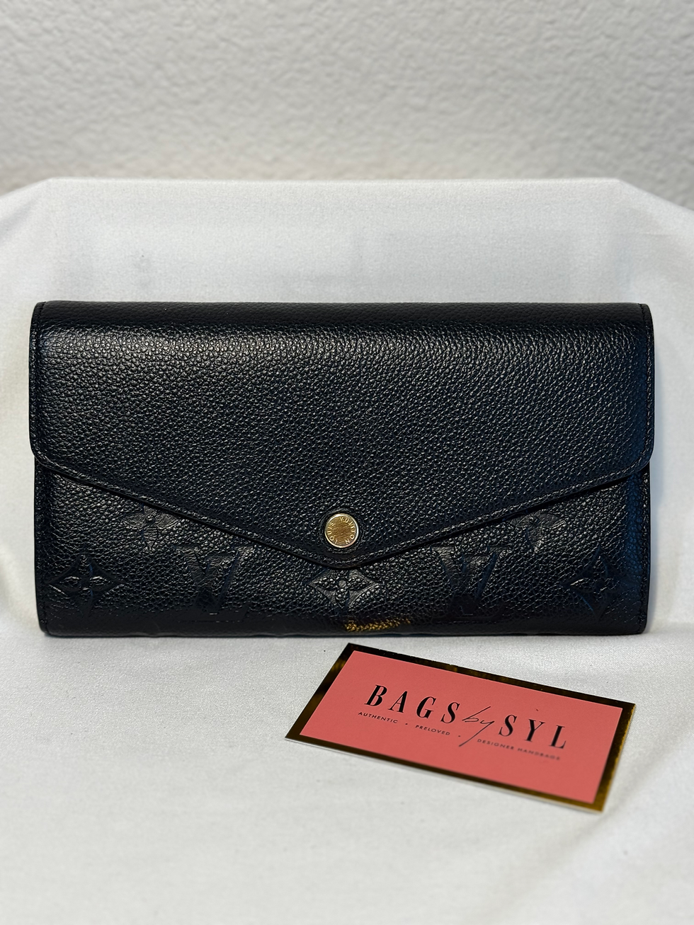 Sarah Wallet Monogram Empreinte Leather
