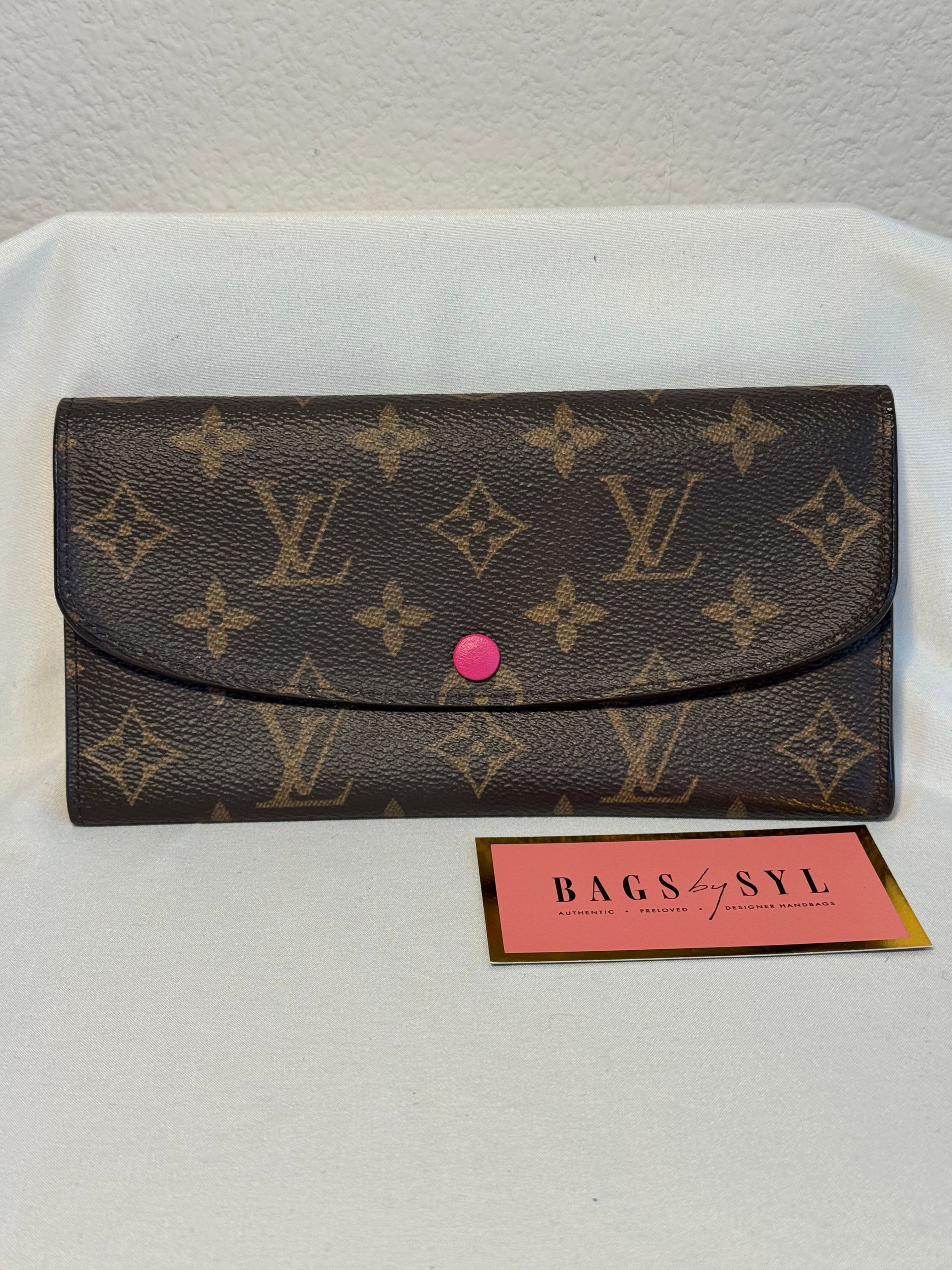 Emilie Wallet Monogram Hot Pink