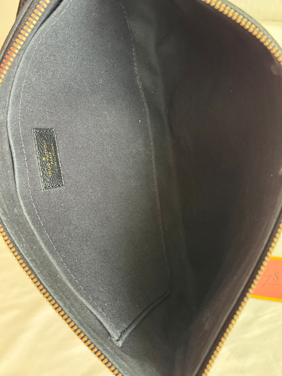 Thumbnail: Daily Pouch Monogram Empreinte Leather Noir