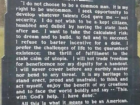 "It is my right to be uncommon"