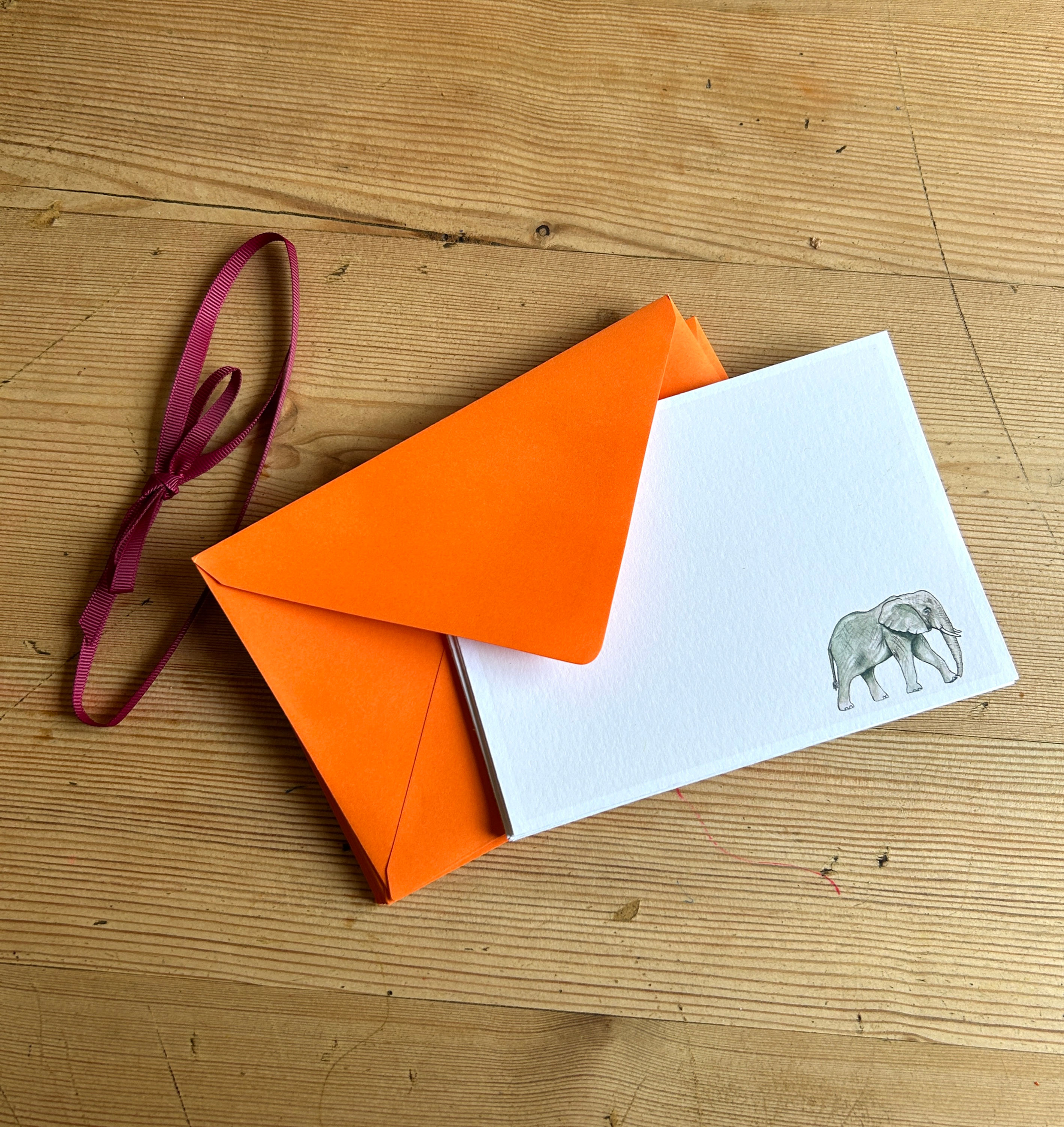 Elephant Note Cards - Set of 10