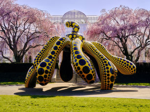 Yayoi Kusama’nın Dev Noktaları Botanik Bahçesi’ni Ele Geçirdi