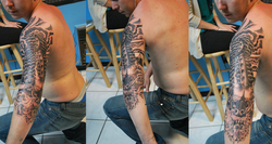 A Test of Time Tattoo Orlando Florid