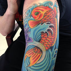 Koi fish Tattoo Tomas Nido