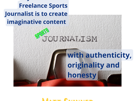 Sports Career Portfolio Observational Journal