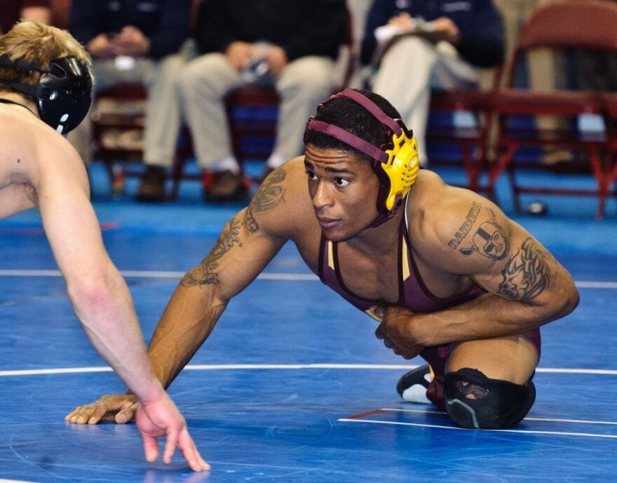  Anthony Robles during the 2009 NCAA Division 1 National Championship Semi-Finals 