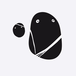Serigrafia di Totoro and Mum