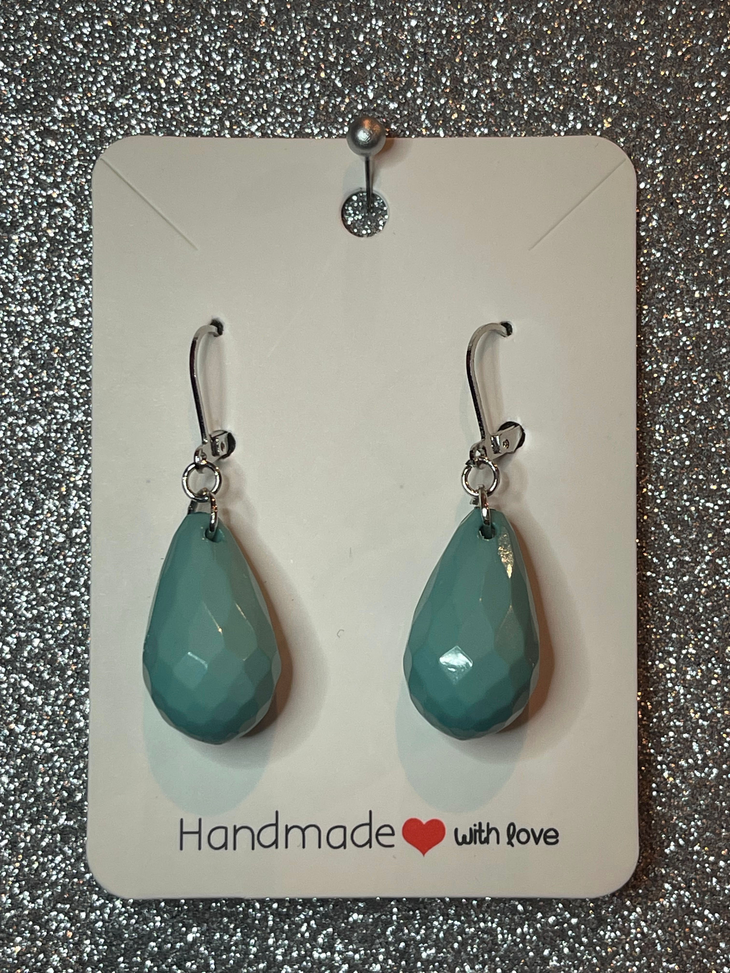 teal and silver