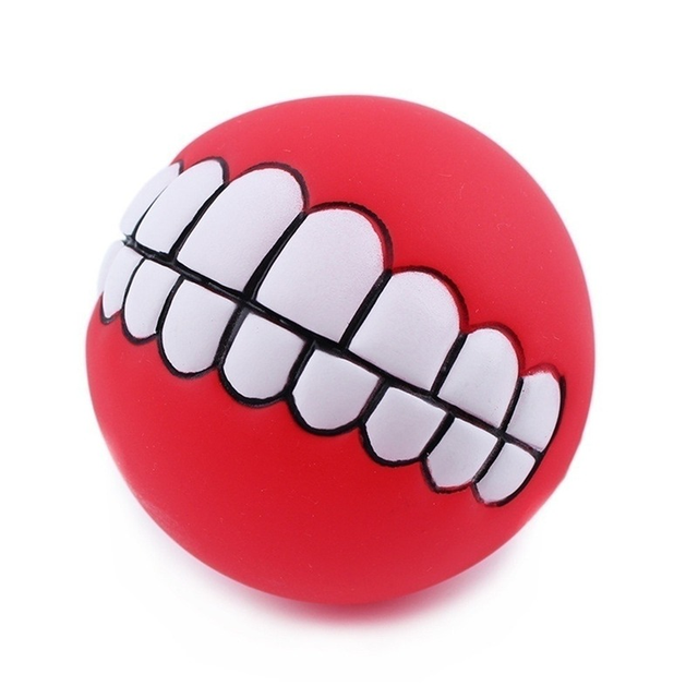 Miniatura: Pet Ball Teeth Silicon Chew Toys for Large Breeds