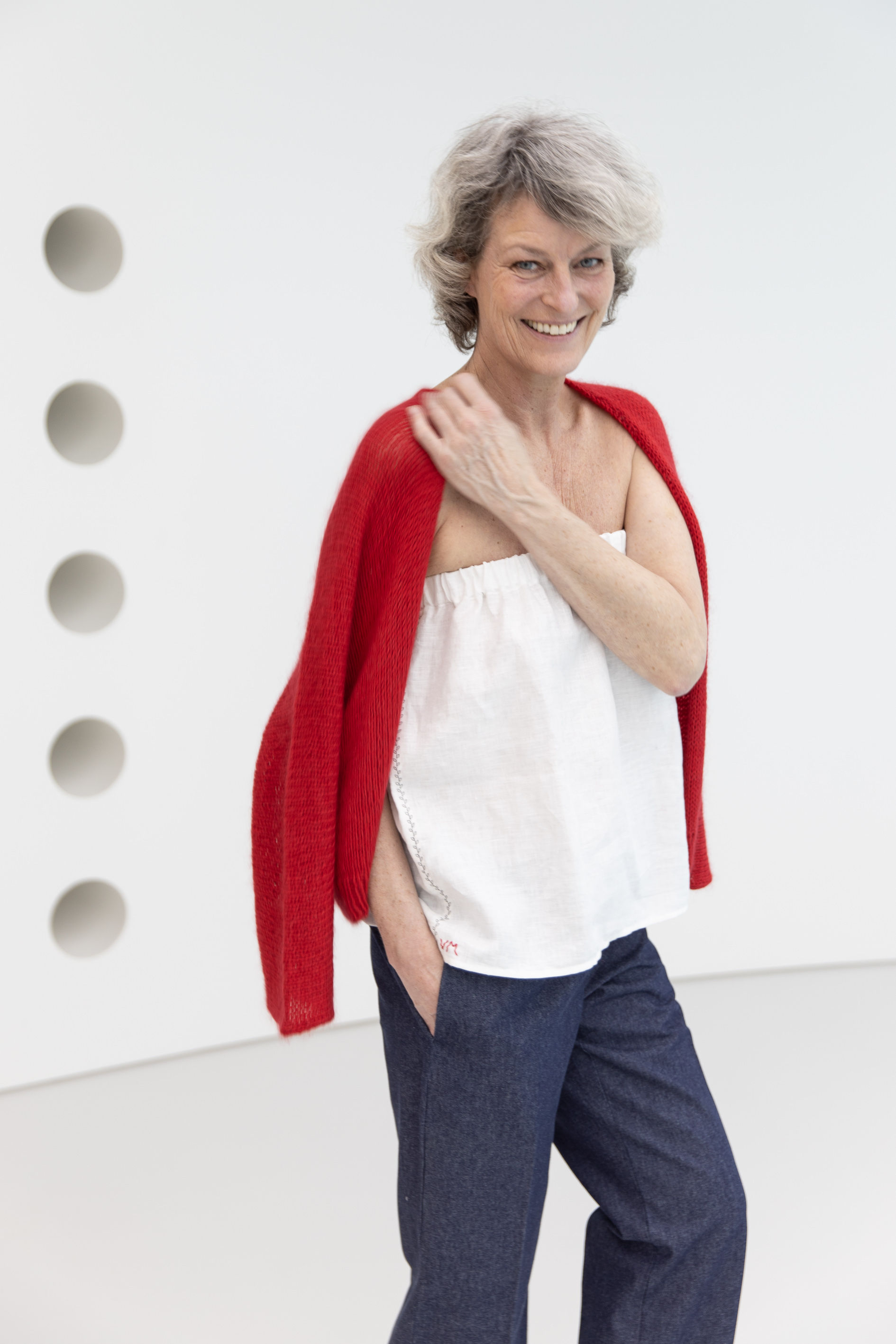 Gilet Noé Merinos Rouge