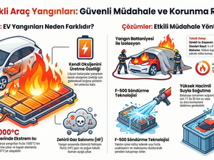 Elektrikli Araç ve Lityum-İyon Batarya Yangınları: